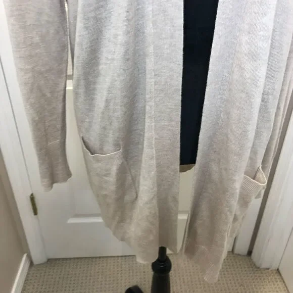 89th & Madison open front cardigan sweater with sheer snake skin print x large - Picture 3 of 9